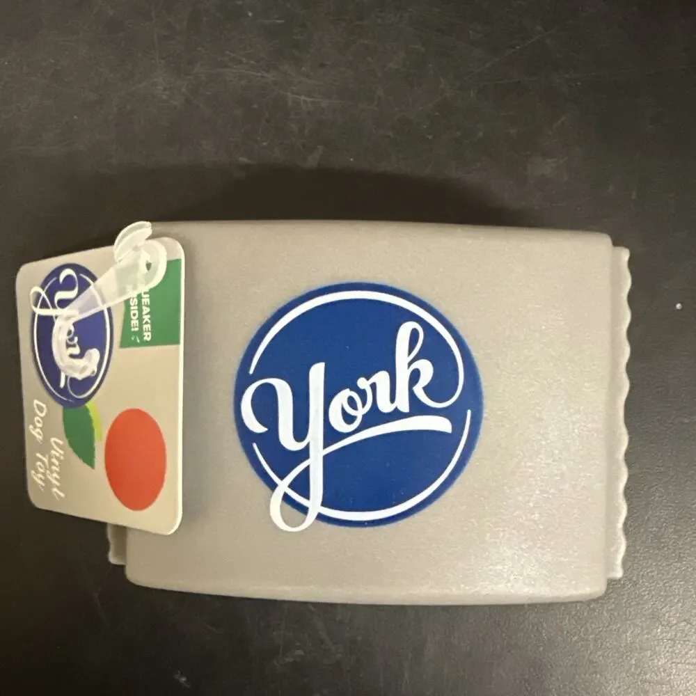 York Peppermint Patty Squeak Vinyl Dog Toy 5